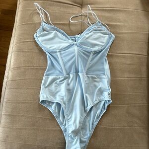 Blue princess Polly body suit